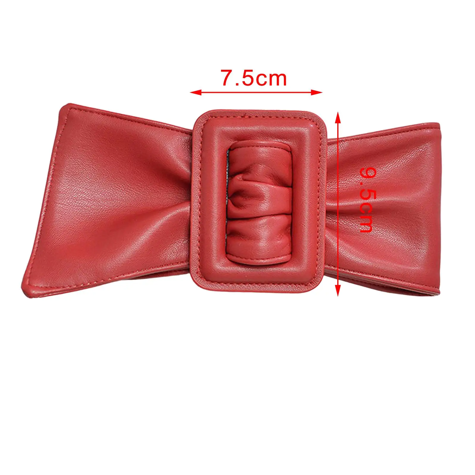 

Wide Waist Belt PU Leather Strap Cinch Fashion Corset Solid Color Waistband