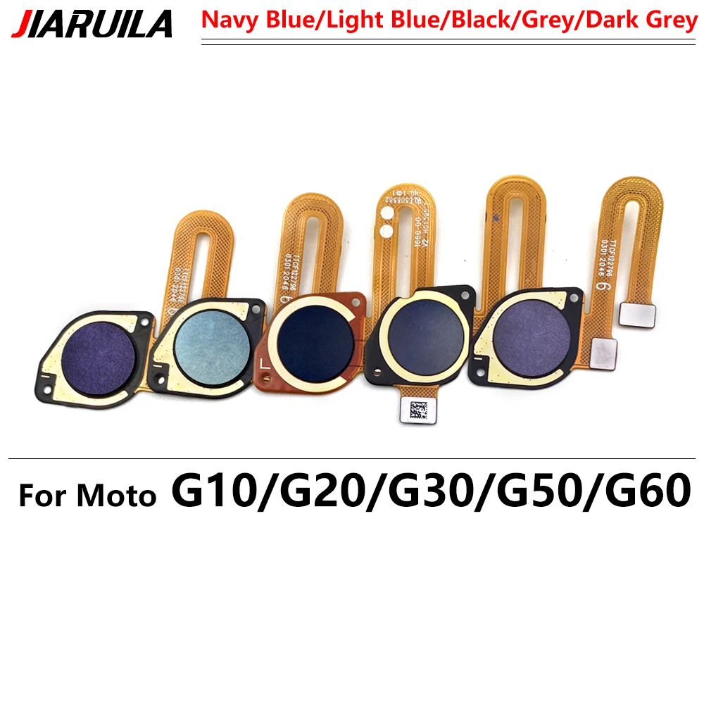 NEW Fingerprint Sensor For Motorola Moto G10 G20 G30 G50 G60 Scanner Home Button Touch ID Connecter Flex Cable