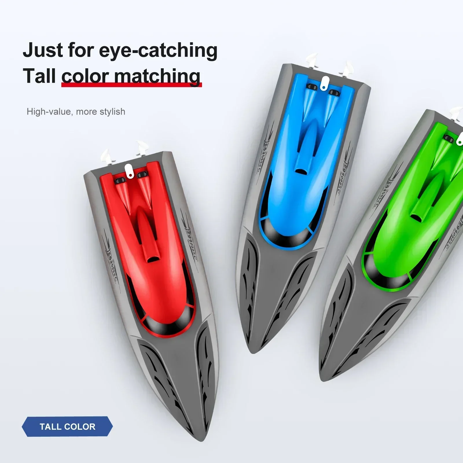 806 2.4G RC Boat Remote Control Boat Waterproof Toy Dual motors 20KM/h High Speed RC Racing