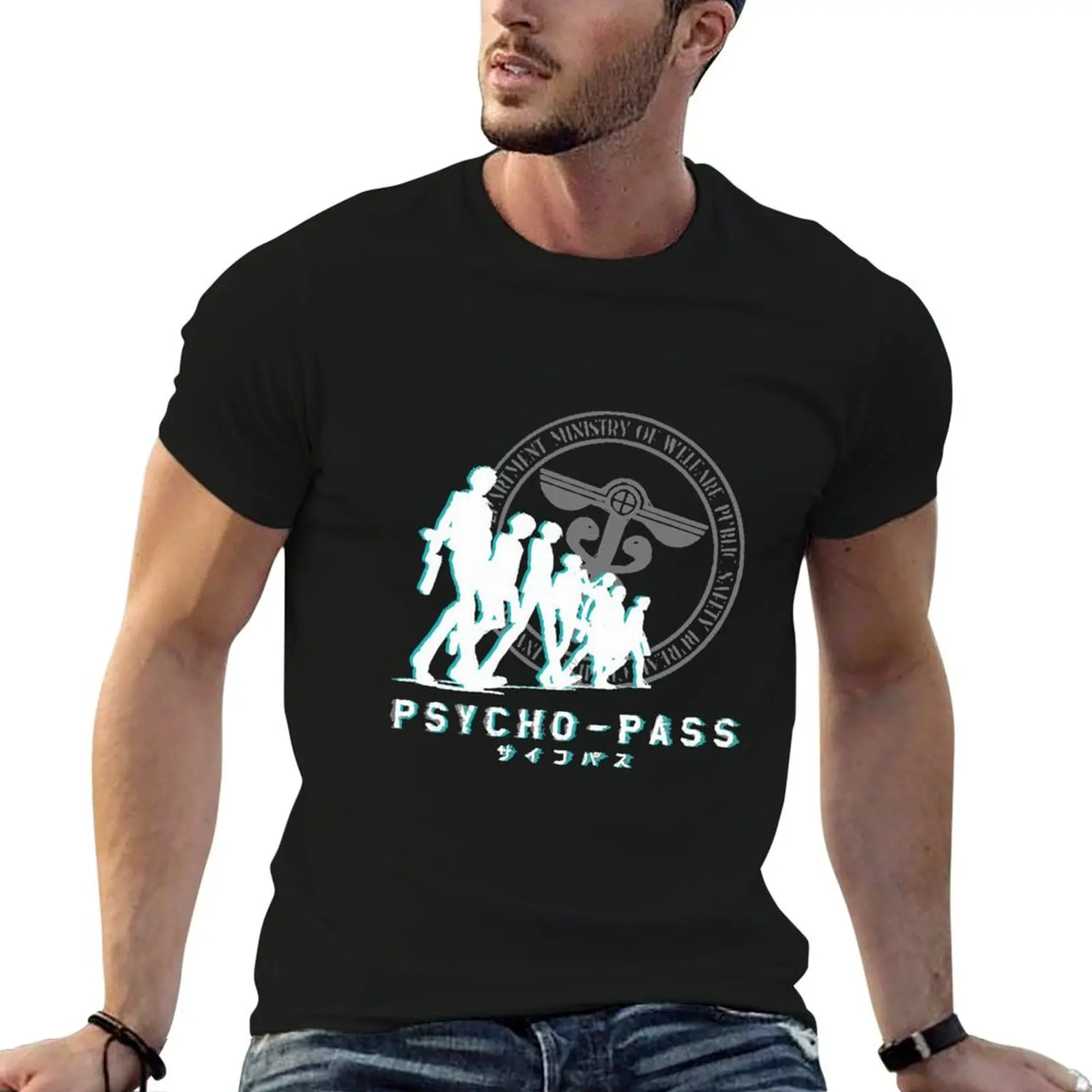 Psycho Pass Agents T-Shirt Non-Shrink Basic Cotton T-Shirt