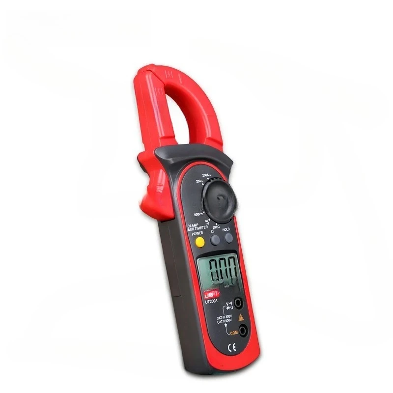 UT200A/UT200B Digital Clamp Meter, Voltage Ammeter Temperature Resistance Measurement Electrical Clamp Meter