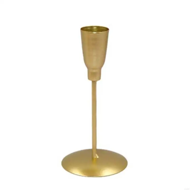 Nordic Table Centerpieces Metal Stand Simple Iron Tapered Holder Candlestick for Home Warmth Enhancement Q5WC