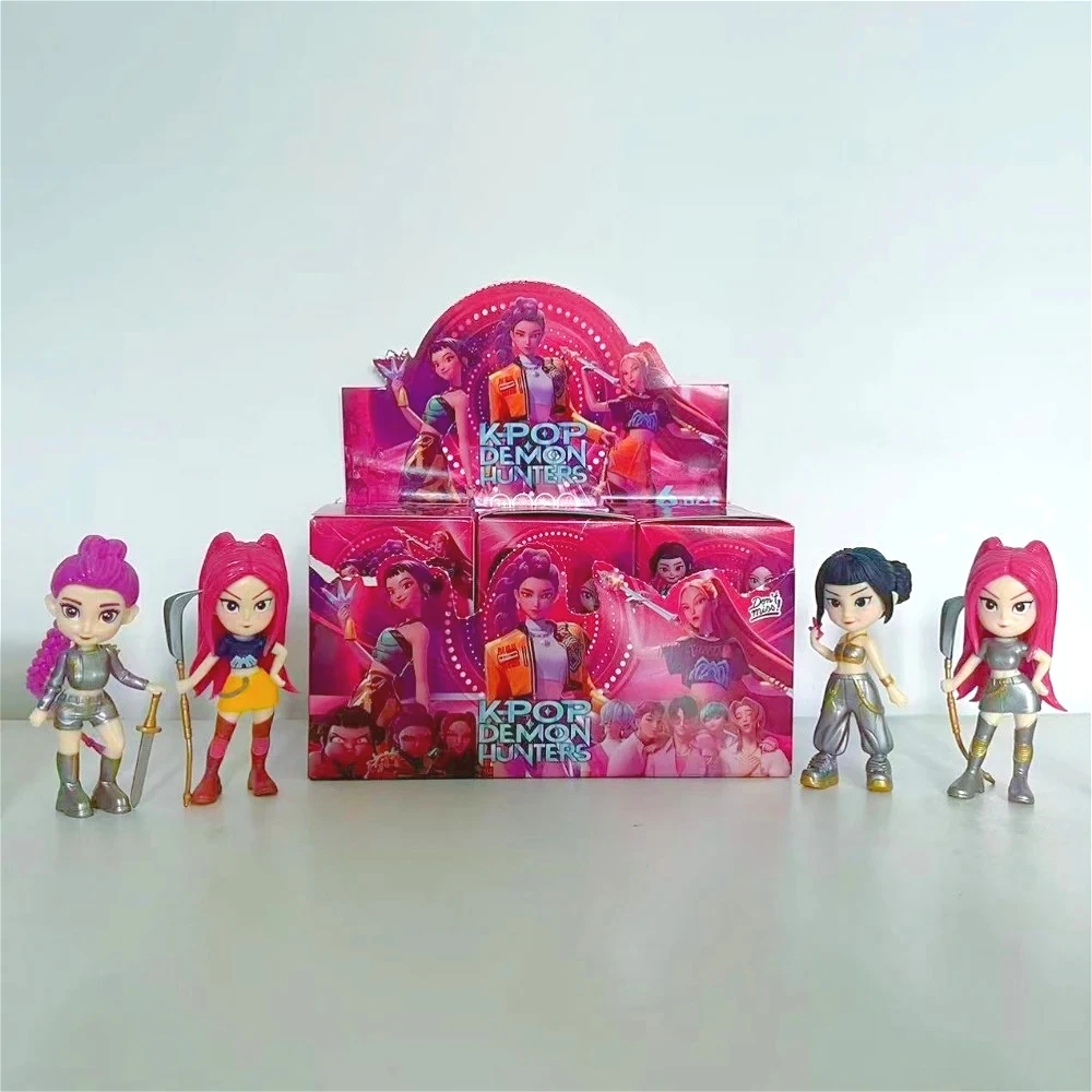 ГОРЯЧАЯ слепая коробка Monster Hunt K-Pop Monster Hunt Модель ручной работы Модная кукла Настольное украшение Орнамент Фестиваль Охотники на демонов Подарок