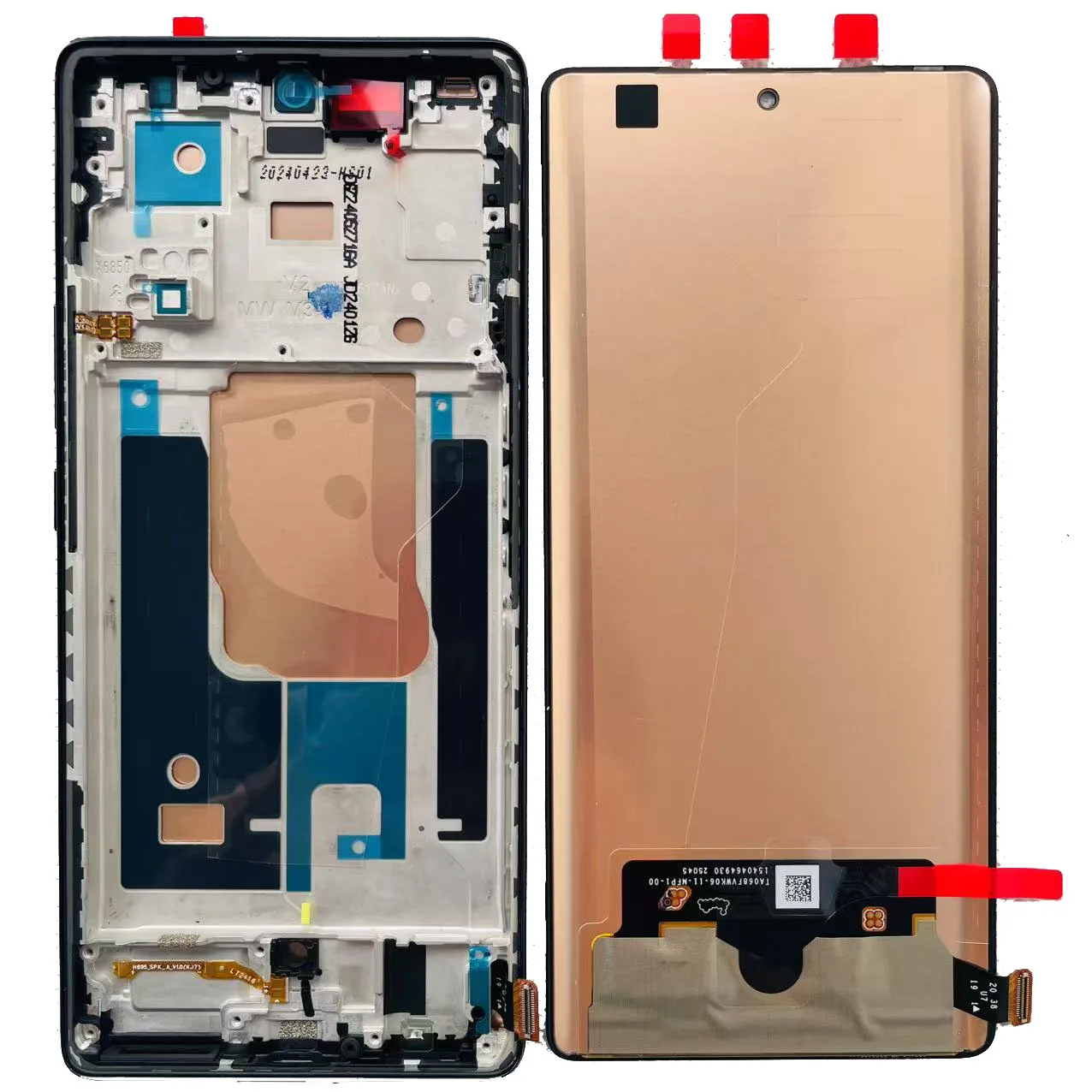 Infinix Note 40 4G X6853 LCD Note 40 Pro 4G X6850 5G X6851용 정품 AMOLED 디스플레이, Note 40 Pro+…