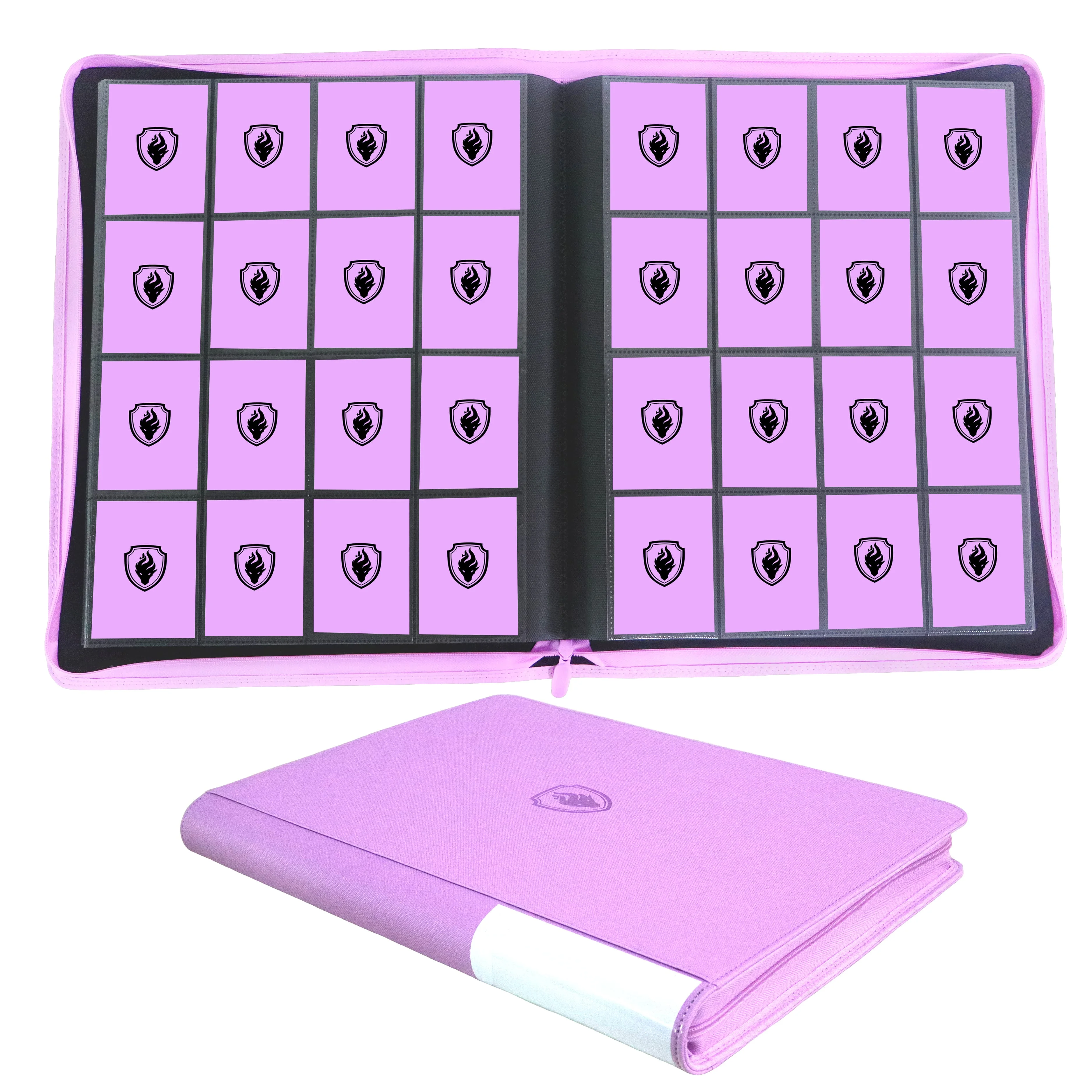 16 Pocket Trading Card Binder, Holds 1600 Cards, PU Collection Album for Sports Trading Cards & Sports Cards/Game Cards,Gift image 3