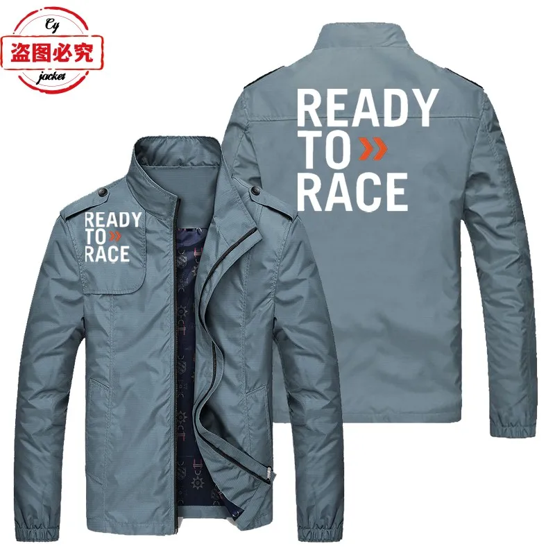 Ready To Race Printed Motocross Endurance Loose Long Sleeve Top Tooling Men's Jacket