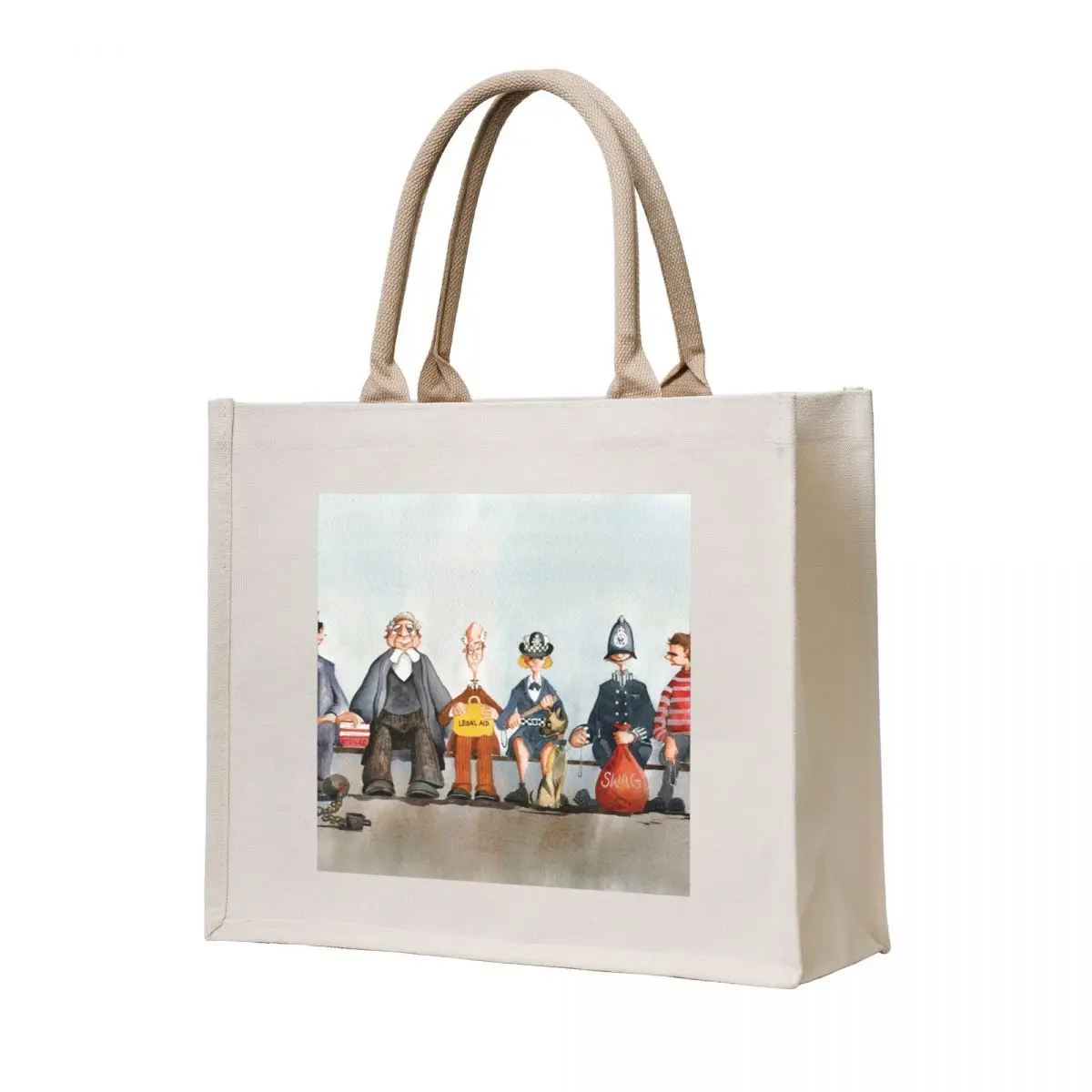 

Long arm of the law Tote Bag Fabric bag eco bag folding custom fabric Big women