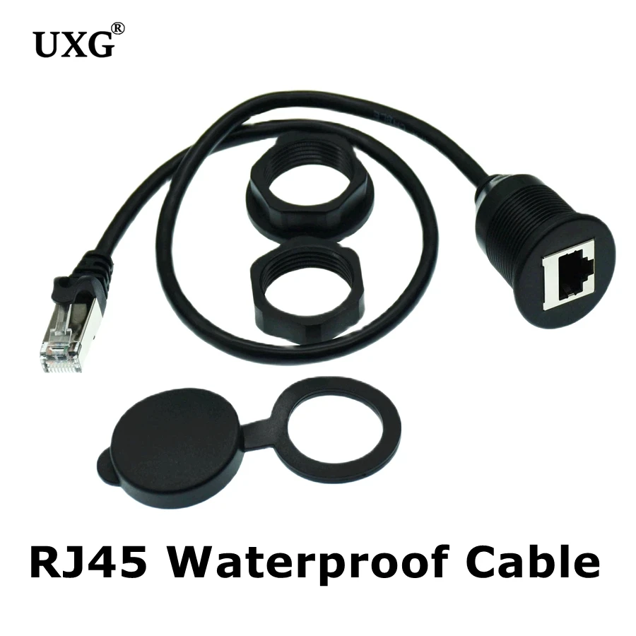 RJ45 Ethernet LAN Wire Waterproof Terminal Connector Quickly Connected shield RJ 45 Cable Cord Sealed Retardant Junction Boxes