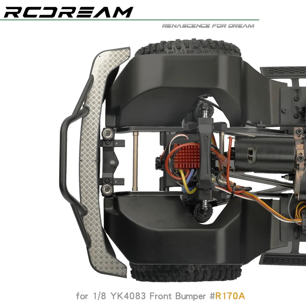 RCDream Diamond Sheet Chequered Plate Decorative Protective Antiskid Plate for YK4083 Body Hood Bonnet Bumper R170A R170M R170N