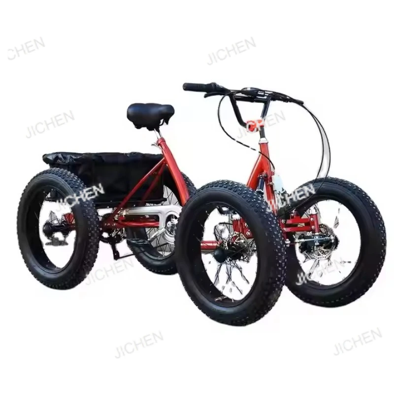 

Fat tire dirt pedal quad bike snow
