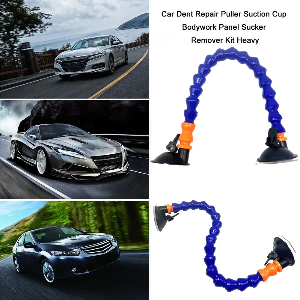 Car Dent Repair Tool Suction Cup Remove Dents Puller Kit Auto Repair Sheet Metal Kit Dual Head Light Load Joint Elbow Holder