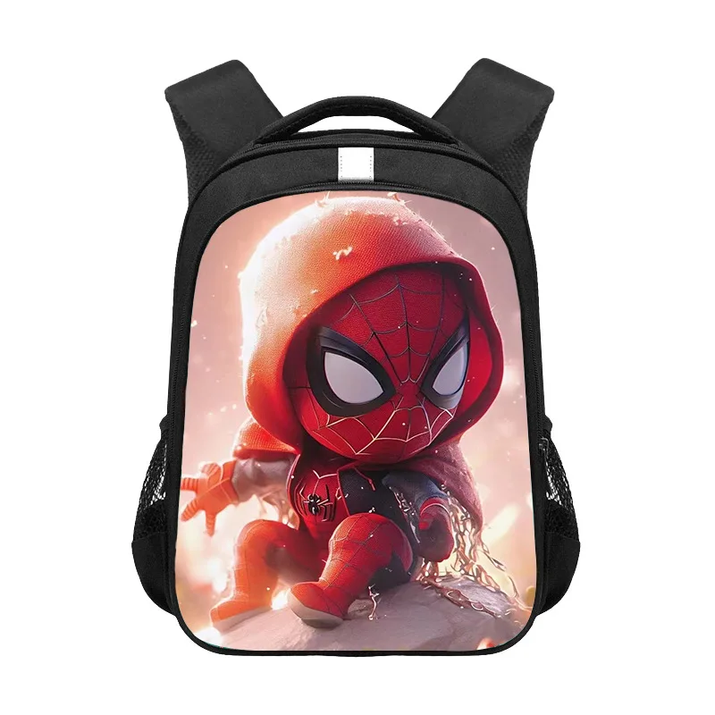 Miniso disney homem aranha mochila à prova dwaterproof água dos desenhos animados bonito super heróis grande capacidade crianças saco de livro escolar para menino melhor presente