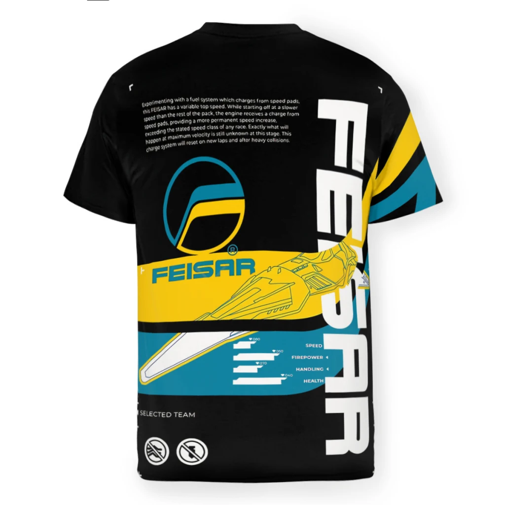 Wipeout Polyester TShirt for Men Feisar Coverart Basic Casual Thin T Shirt High Quality Trendy