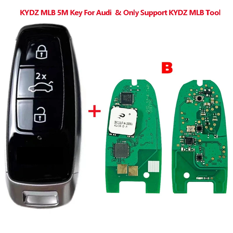 KYDZ 5M MLB Key Fob PCB For Audi A4L A5 A6L Q5L Q7 Q8 RS4 RS5 RS6 RS7 2017-2021 Smart Key