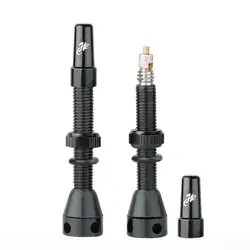 Repair Aluminum Alloy Tubeless Presta Valve Stem 44mm 60mm Brass Core FV Nozzle Nipple Super Light Bike Valve for Most Bicycle