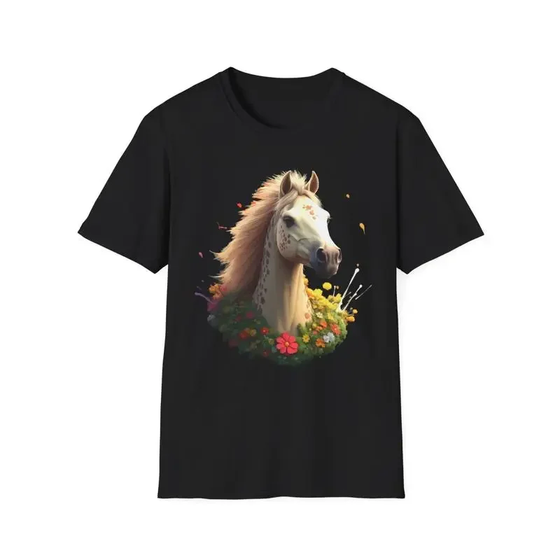Gray Spotted Horse Softstyle T Shirt