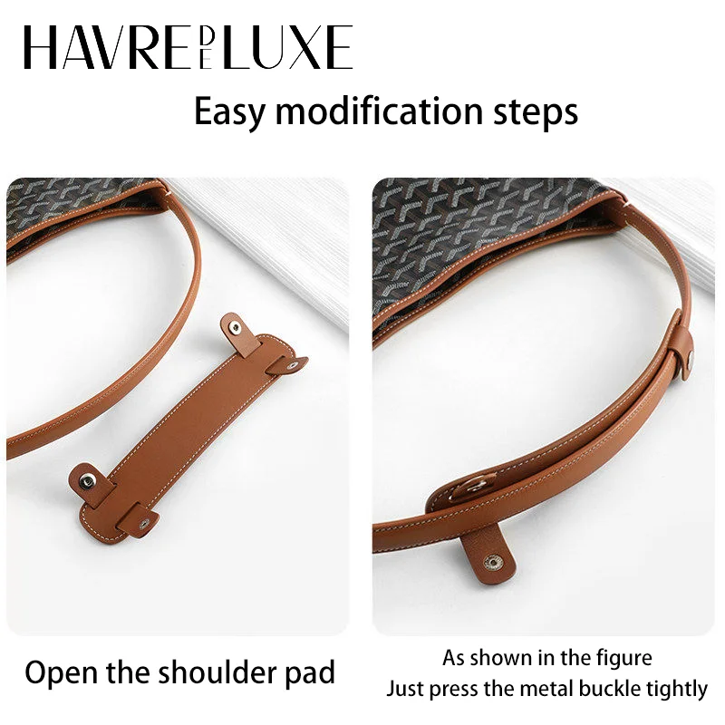23cm Reduce Pressure Anti-slide Shoulder Strap Pad For Goyad Mini Hobo Shoulder Pad Wear Resistance Shoulder Pads For Straps