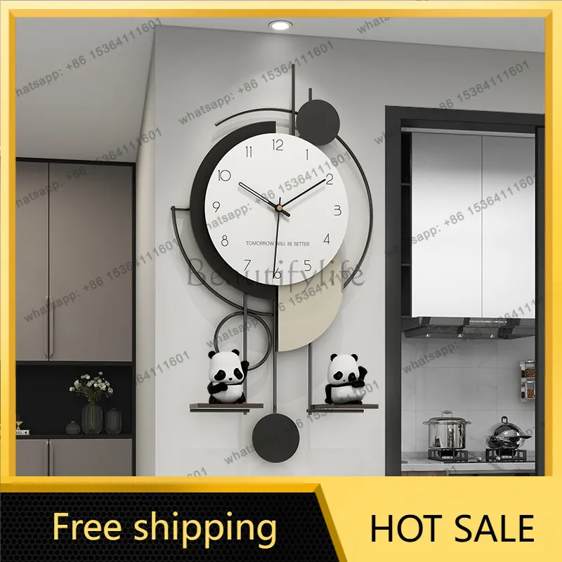 XX.Fashion Minimalist Wall Watch Simple Modern Design Silent Clock Wall Living Room Aesthetic Reloj Pared Ornaments Home Decor