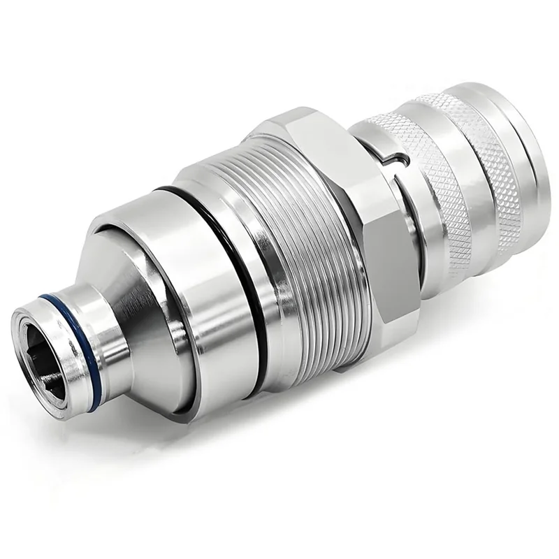 AT406475 7246802 Attacco rapido idraulico femminile a faccia piatta per John Deere 318E 319E 320E per Bobcat 753 763 773 863 864 883