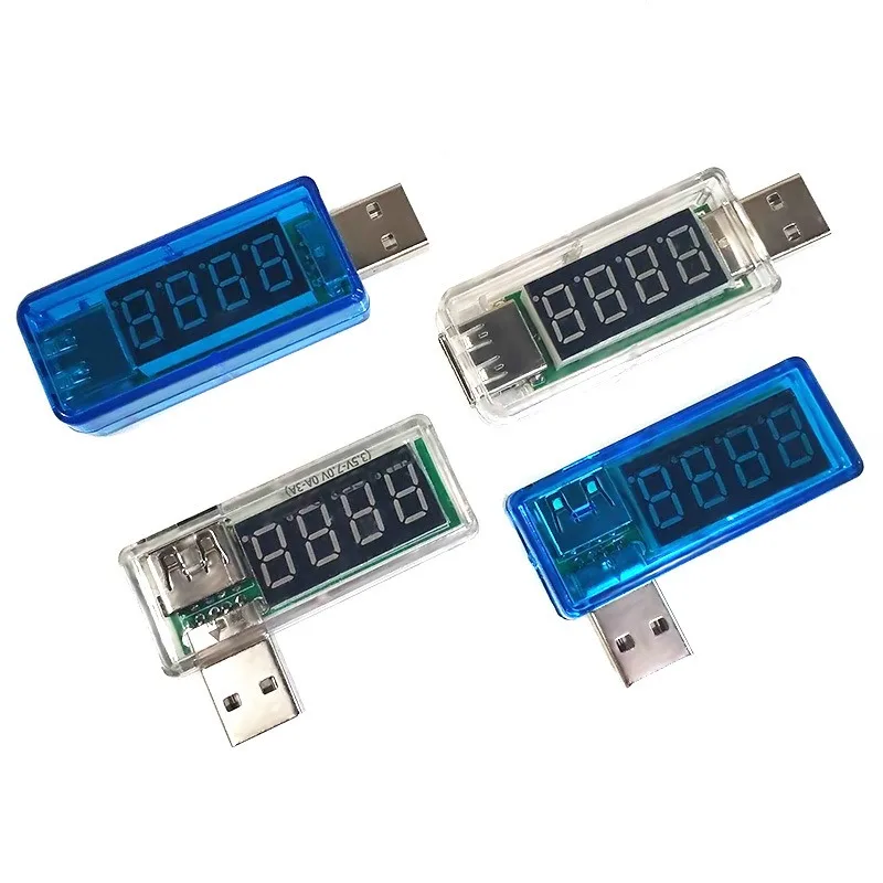 USB Voltage Current Tester Detector, Digital USB Voltmeter Ammeter Monitor for Phone Charger Power Bank