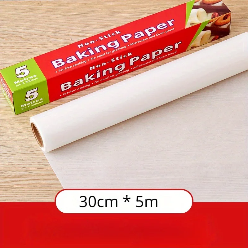 1pc Food Grade Silicone Oil Paper Baking Home Packaging Paper, Heat-resistant Kitchen Oven, Oil Proof Paper, Meat Baking