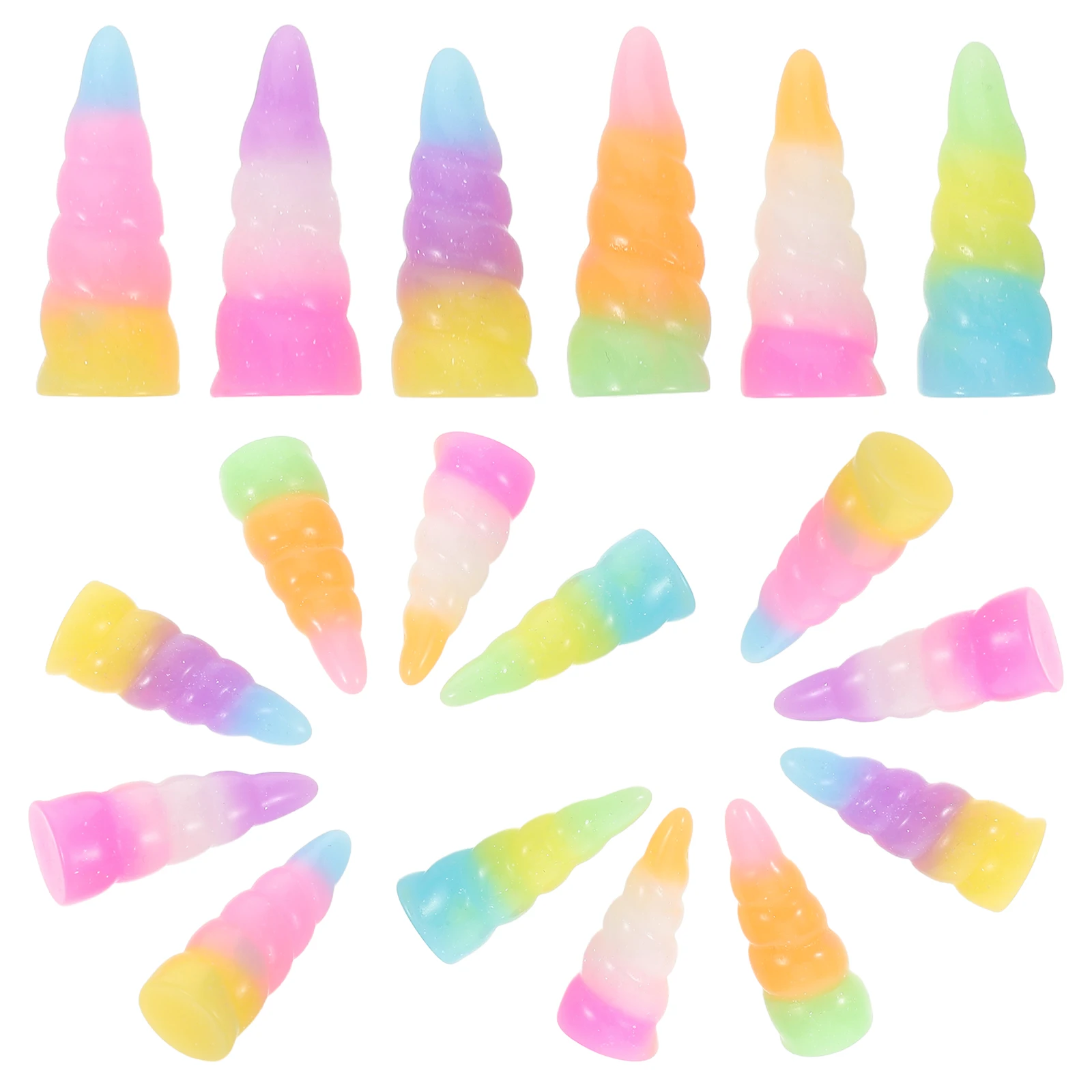 

30Pcs DIY Unicorn Accessories for Kids Resin Hair Clips Headbands Creative Party Decorations Toddler Girls Hair Barrettes