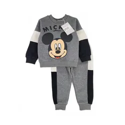 Light fleece Boys Autumn Clothes Long Sleeve Sweatshirt+Pants 2pcs Casual Sports Kids Suits 0-5year boys clothes set