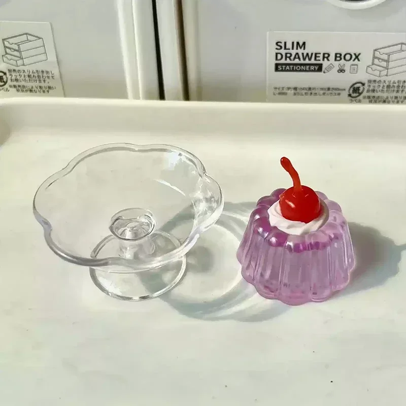 Retro Blue Tangerine Cream Soda Jelly Ornaments Showa Style Decoration Tea Cute Girl Dripping Glue Finished Product Photo Props