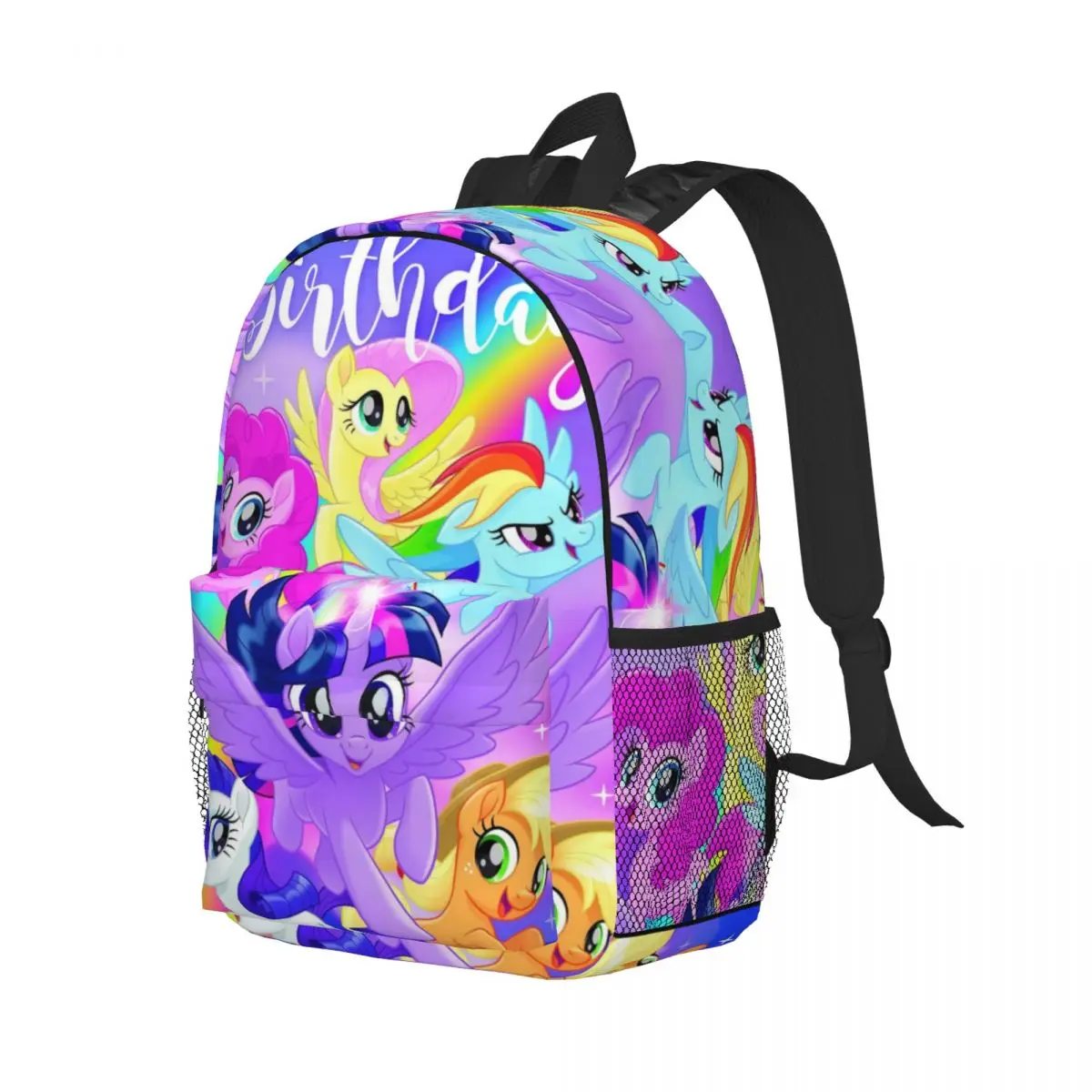 My Little Pony For Girls Boys Large Capacity Student Backpack Lightweight waterproof Backpack 15inch