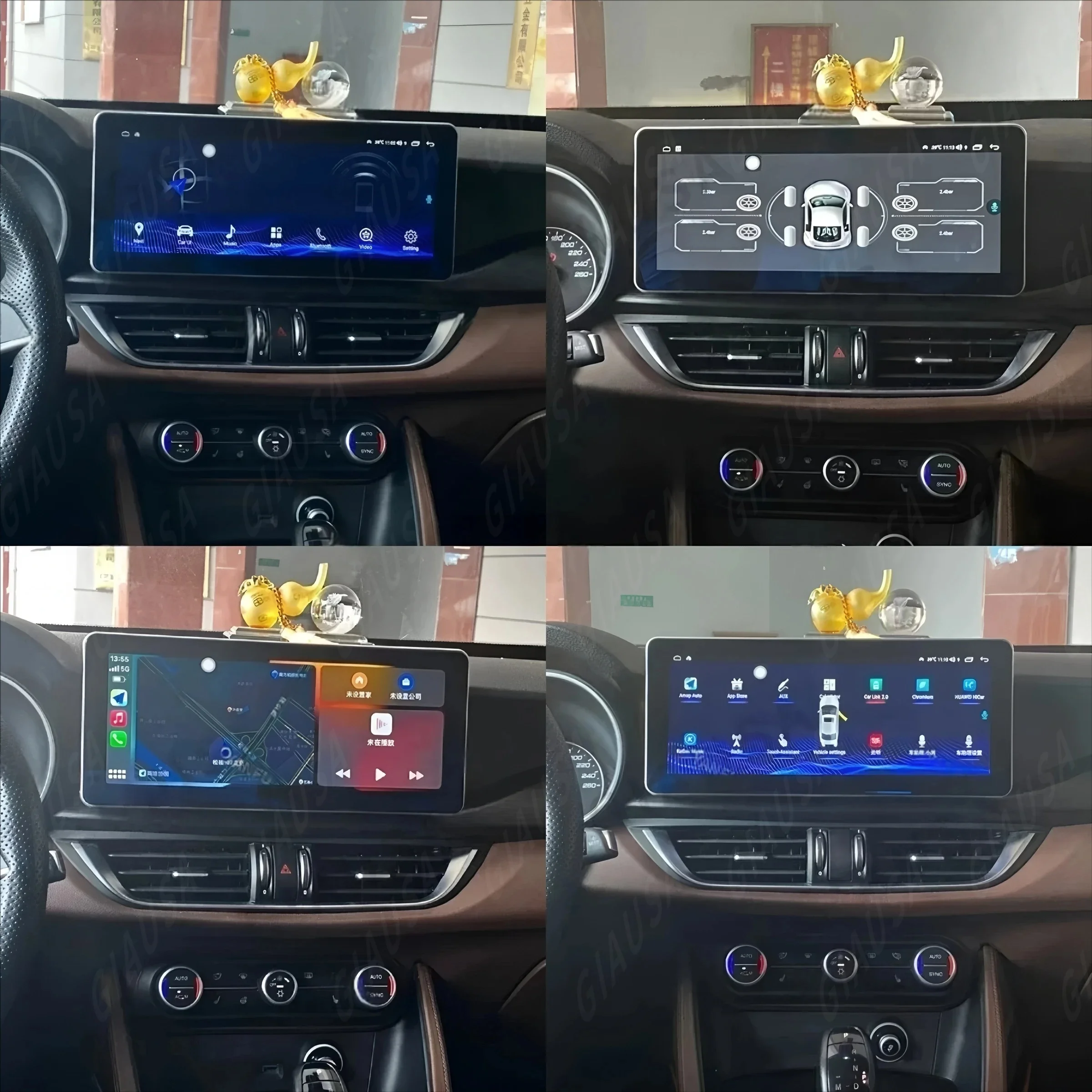 JY For Alfa Romeo Giulia Stelvio 2016~2021 Android Auto Carplay Car Radio Automotive Multimedia Stereo Player GPS Navi Head Unit
