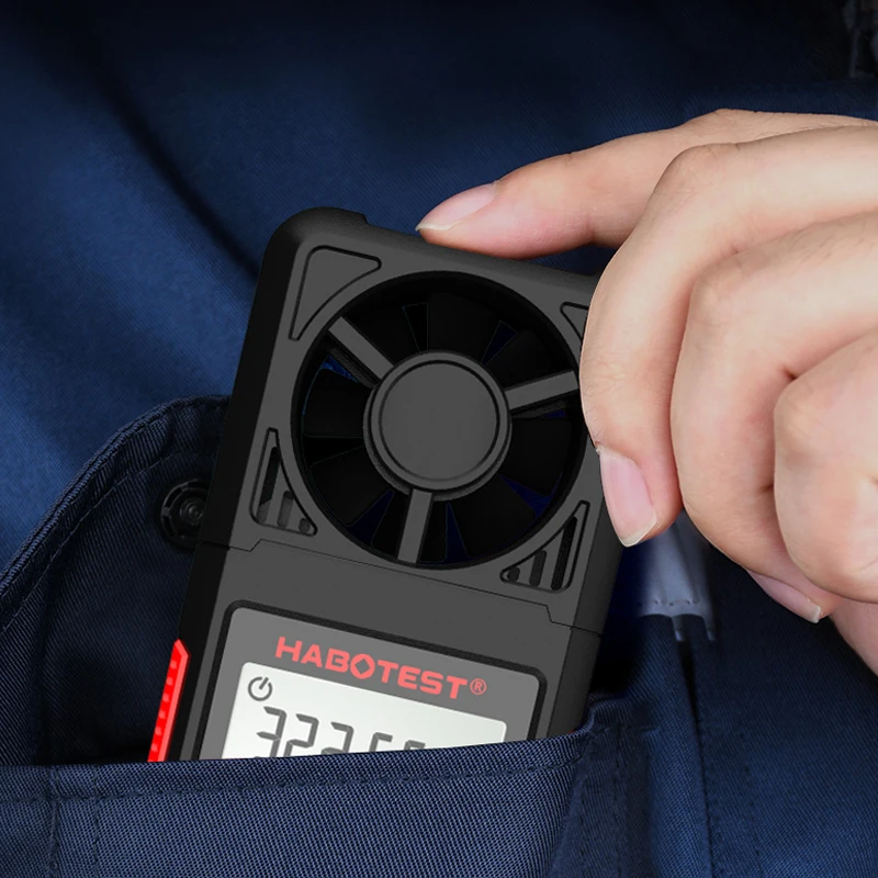 Portable Digital Anemometer Sale Speed Measuring Instruments Measures Air Velocity Temperature Humidity Wireless