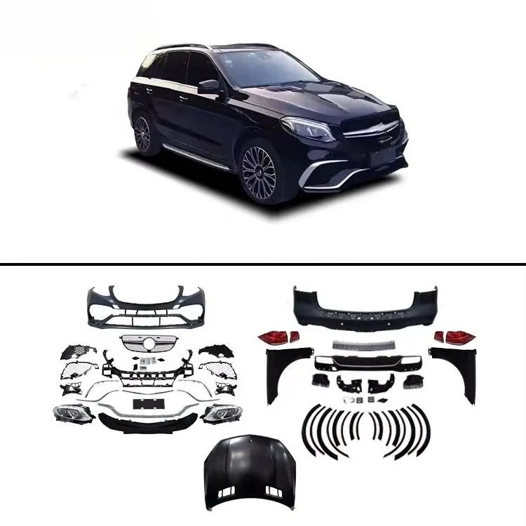 2012-2015 Cars Accessories W166 Old to New GLE63 AMG Body Kit for Mercedes-Benz ML GLE Modification Auto Parts Bodykit