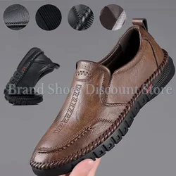 2024 Business Lederschuhe Mokassin Schuhe atmungsaktive Herren Casual Loafers bequeme Schuhe für Herren Sommer Herren Sneakers