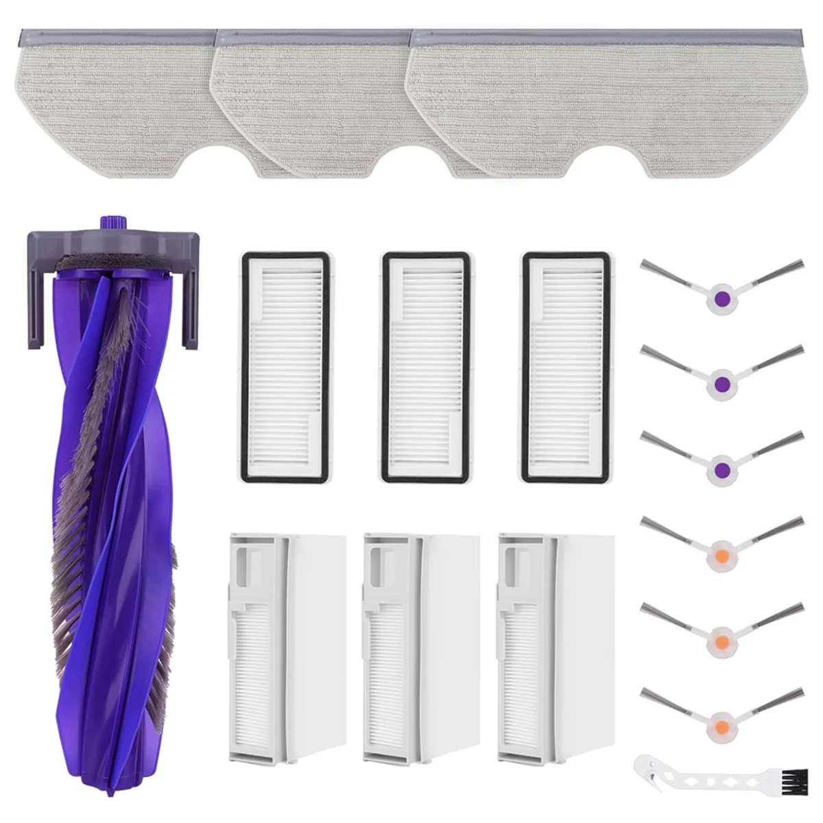 Per Narwal Freo X Plus Robot aspirapolvere Spazzola laterale principale Filtro Hepa Mop Pad Sacchetti per la polvere Accessori di ricambio