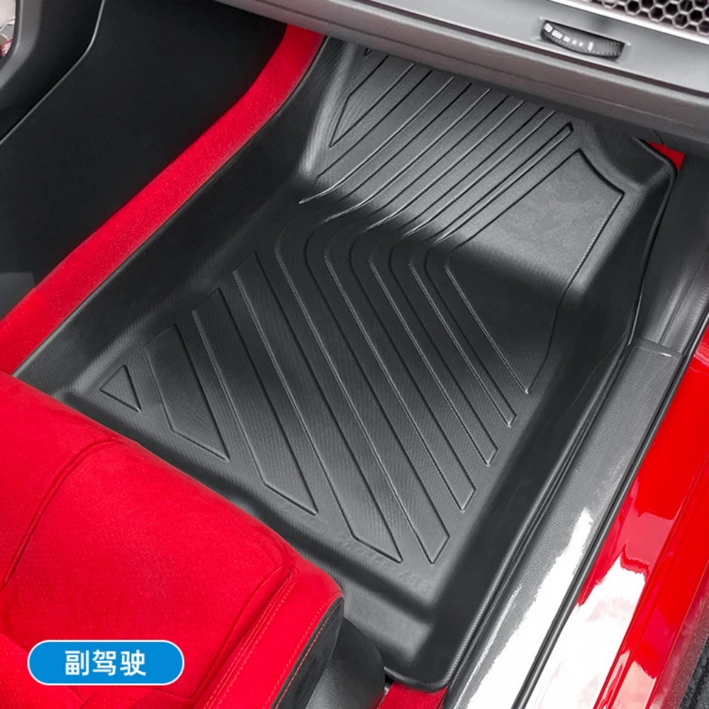 Kofferraummatte für Honda Civic TYPE R 2023 2024 2025 2026 TPE Bodenmatten Kofferraumauskleidung Allwetter-Kofferraummatte Bodenauskleidung Rückenlehnenmatten – Detail 3
