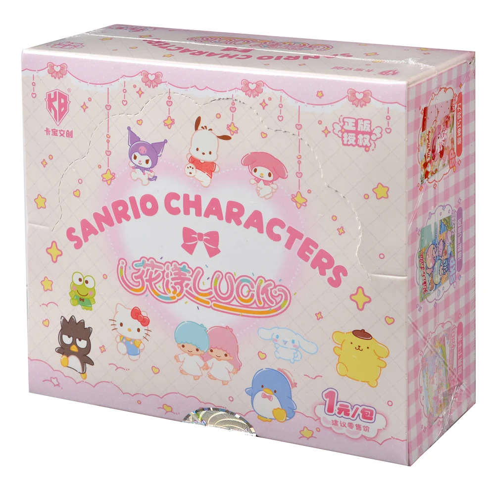 

KABAO Original Sanrio Hello Kitty My Melody Shining Collectible Card Game Trading Card Toys For Girl's Birthday Gift