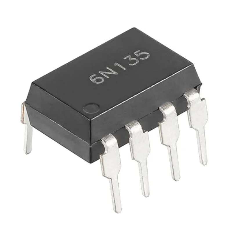 

6N135 DIP-8 A6N135 HP6N135 6N135-X007T 6N135M 6N135SD HCPL-6N135 High Speed Logic Output Optocouplers (Pack of 10pcs)