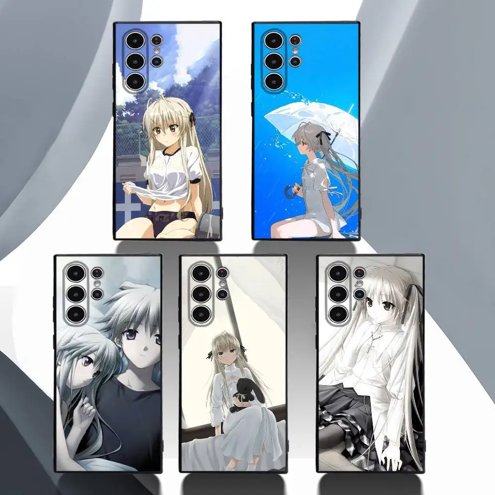 

Love Anime Y-Yosuga No Sora Phone Case For Samsung Galaxy S25 S24 S22 S23 Ultra S21 S20 Plus 5G Protective Silicone Funda