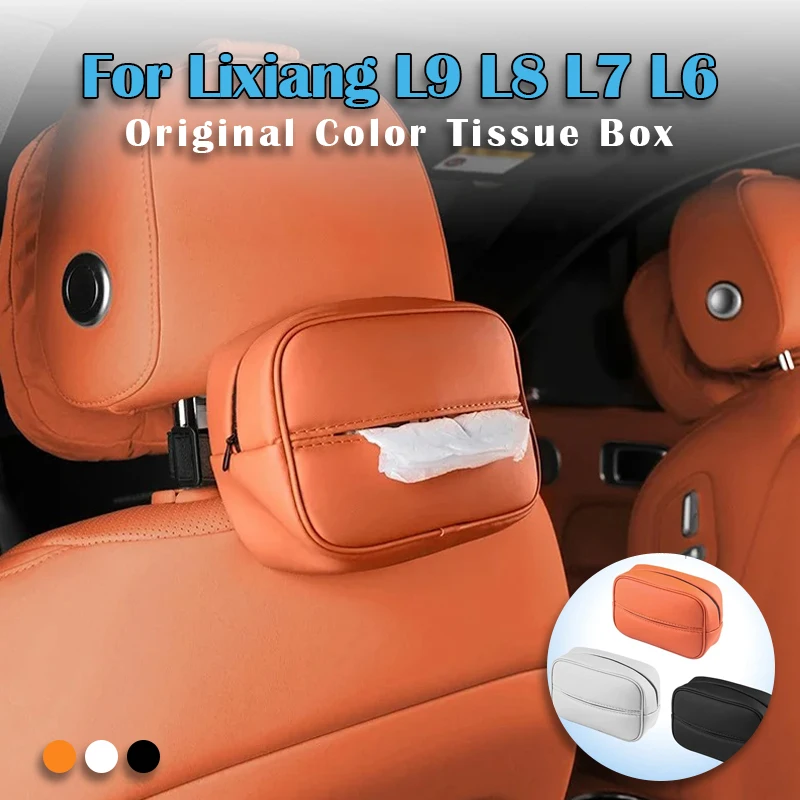 

Car Tissue Box, Sunshade Seat Backrest Suspension Tissue Box Tissue Storage Box,Car Storage For Li LiXiang L6 L7 L8 L9