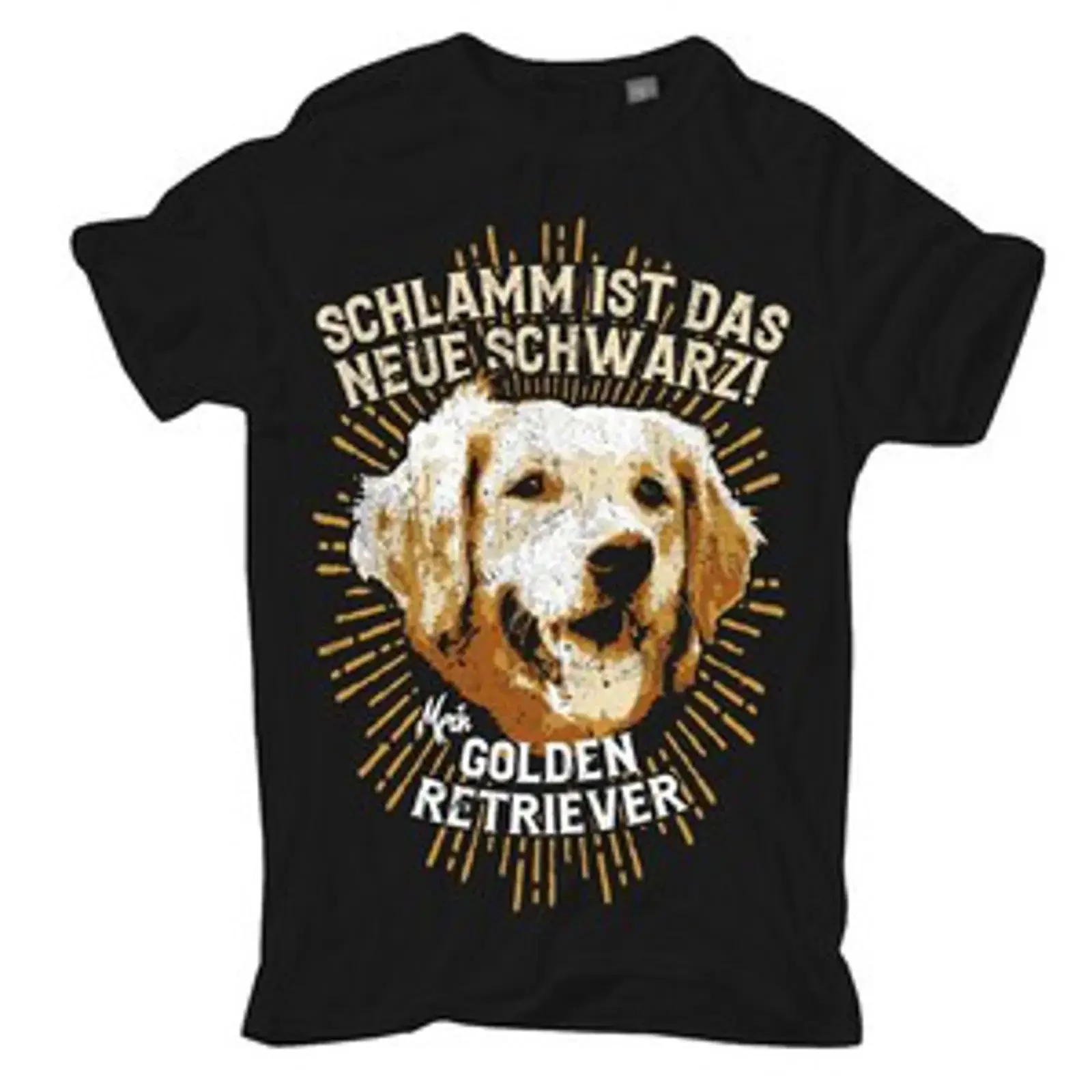 Men's T Shirt Golden Retriever Slogan Family Dog Birthday Breeder vintage Washed streetwear Versatile Comfortable homme