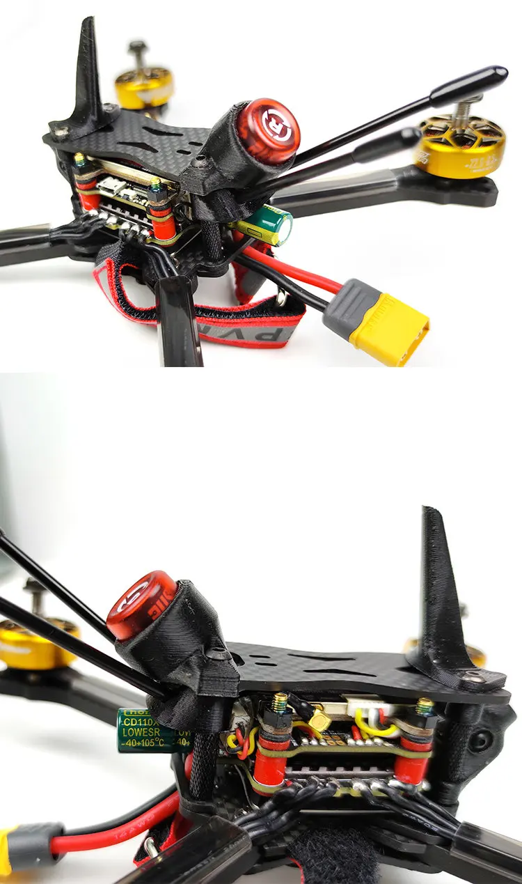 FPV Frame Kit Antenna Mount Bracket TPU 3D Printed Part Only For FIVE33 Switchback Racing Frame Kit