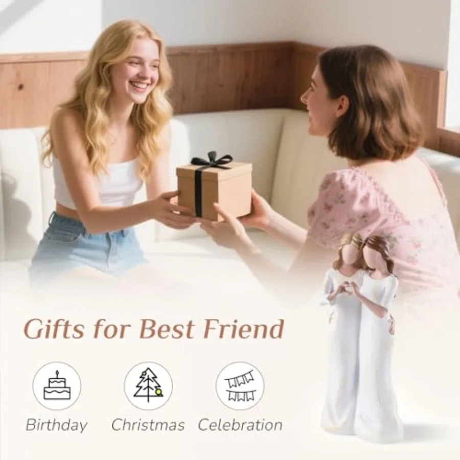 Sister Figurines - Best Friends Gifts for Women, Bestie Friendship Christmas and Birthday Gift - view 5