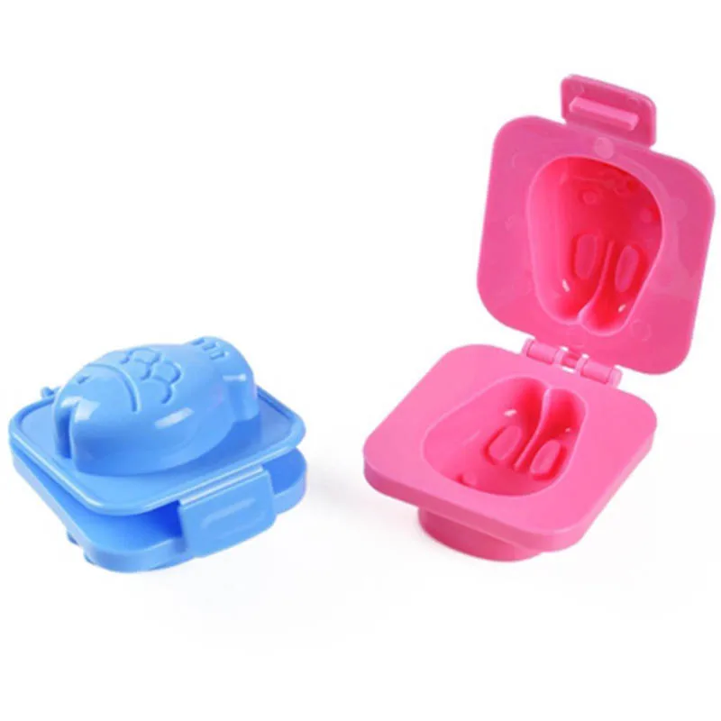 1PCS Sushi Mold Children Rice  Vegetable Roll Making Tool Cute Cartoon Shape Jelly Mould Baby Kid Food Cooking Tools Color Radom