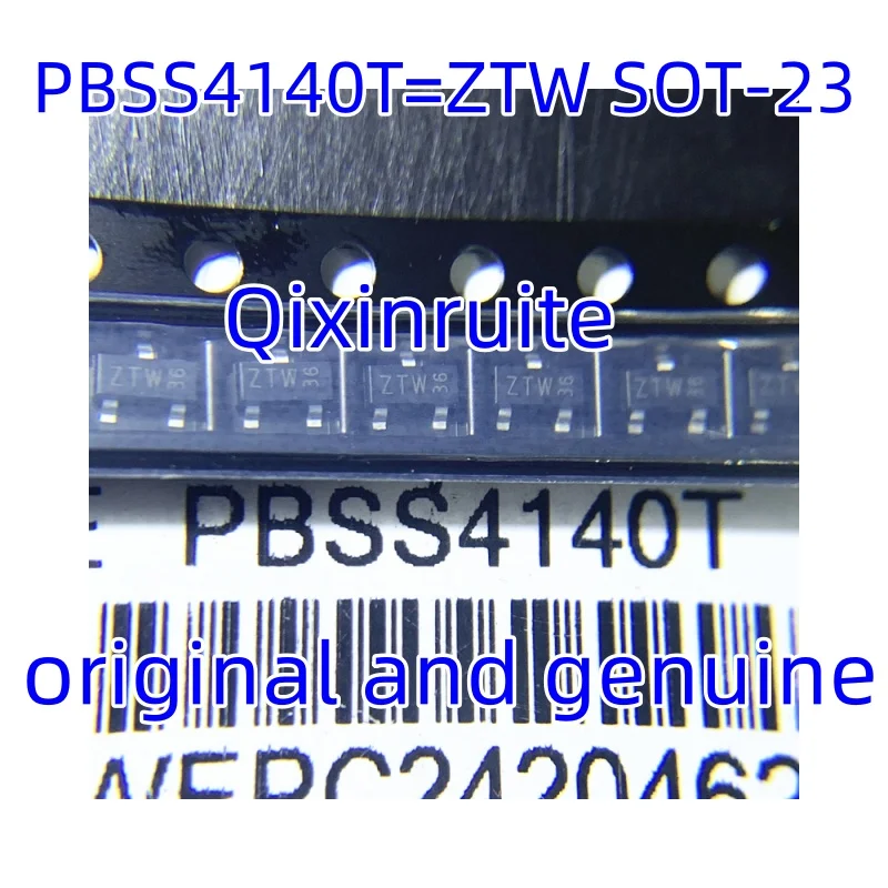 Qixinruite Brand new original genuine PBSS4140T=ZTW SOT-23 1A 40V NPN transistor