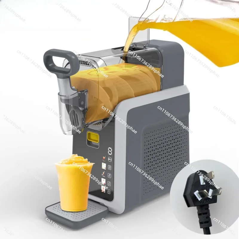 Auto-Clean Snow Cone Machine - Compact Slush/Smoothie Maker for Home & Dorms, One-Touch Ice Shaver with Milkshake & Frappé Modes