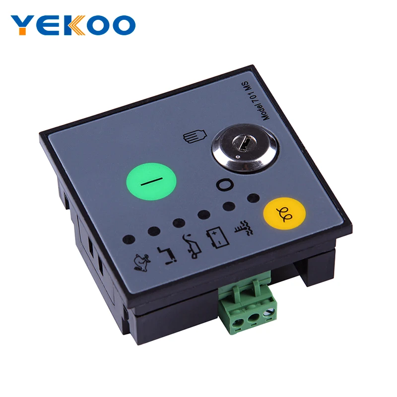 

DSE701AS DSE701MS Key Start Auto Controller Electronic Governor Control Panel for Diesel Generator Parts