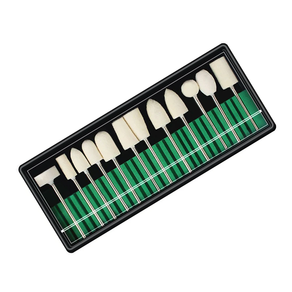 

Wool Polishing Heads for Nail Drill Bit Manicure Tools S Grinding Accessories Premium Quality Beauty
