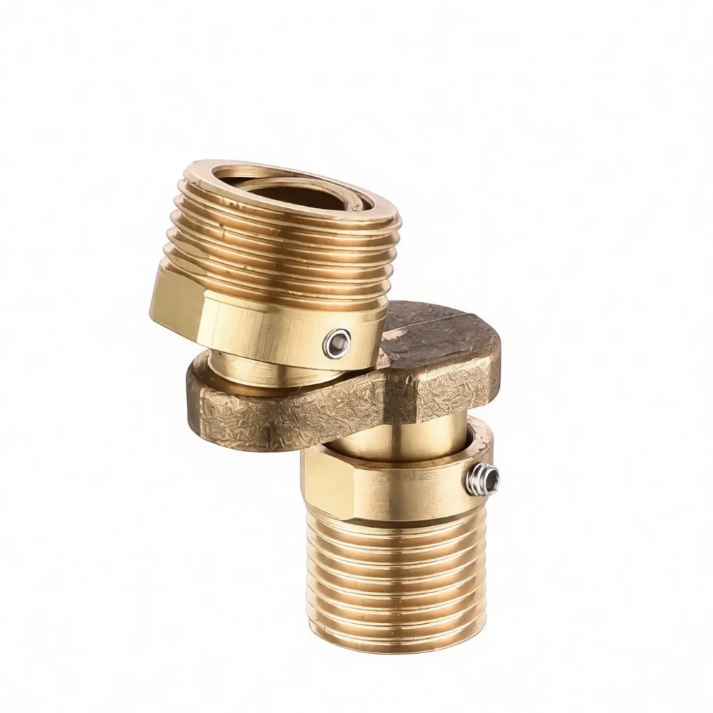 Solid Brass Shower Mixer Adapter Universal Adjustable Angle Curved Foot Connector Plumbing Pipe Fitting Bathroom Parts