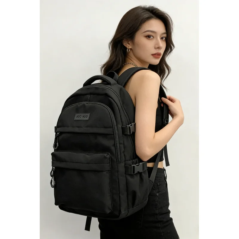 

Школьный рюкзак нового стиля 2026 года, женский, в корейском стиле, на два плеча, большой вместимости, простой студенческий рюкзак