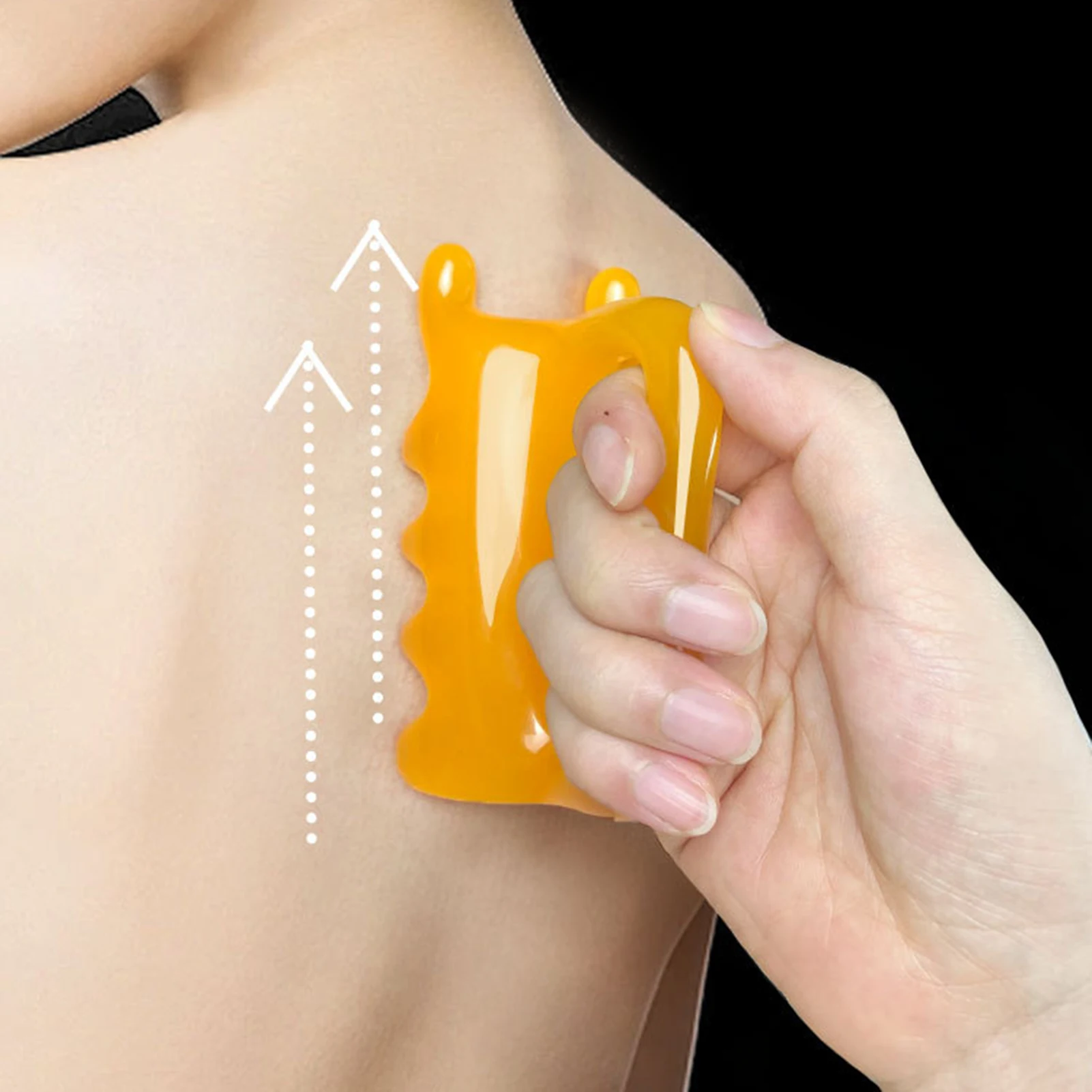 Handheld Myofascial Release Tool Neck Shoulder Back Resin Massager Bursitis Stress Massage For Office Workers Sports Enthusiasts